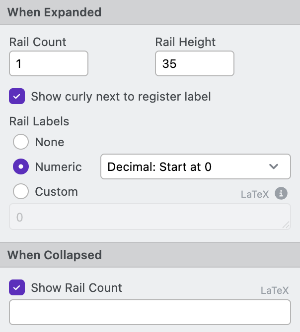 Register Properties